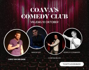 Coava Comedy Club 10 Oktober Nijkerk