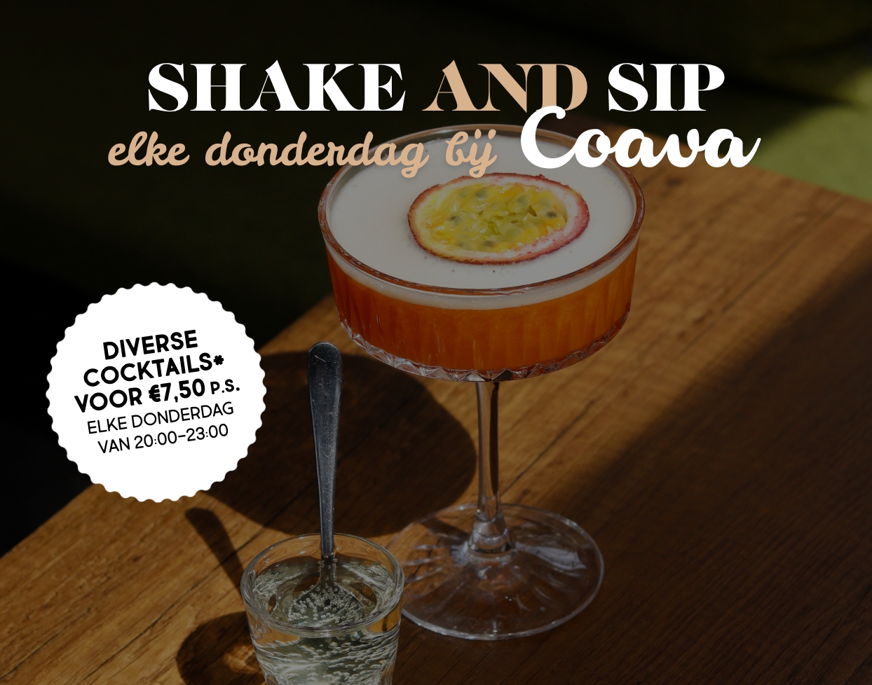Event - Shake & Sip NIEUW